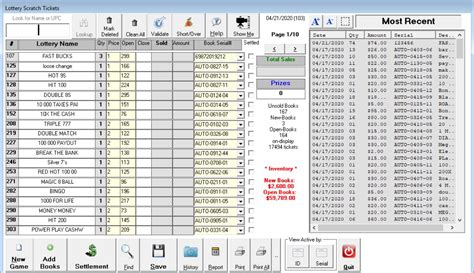 accounting for lottery sales|Anyone do bookkeeping for a store that sells Lottery Tickets.